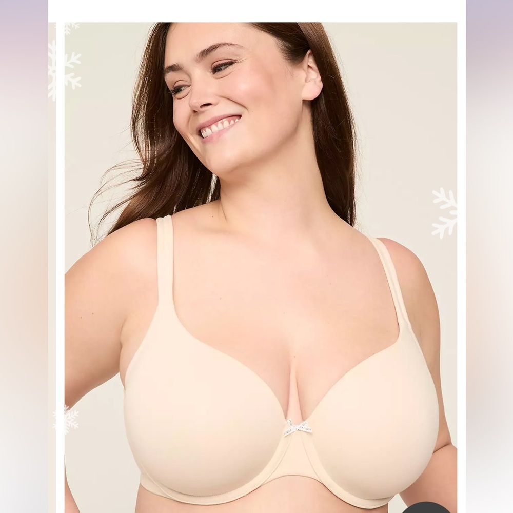 Cacique Cotton Lightly Lined T-Shirt Bra, 38DDD